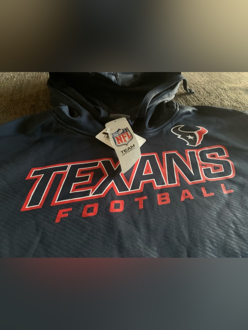 Houston Texans Navy Pullover Hoodie - NFL